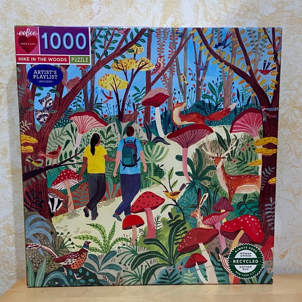 Eeboo Hike In The Woods - 1000 Piece Puzzle